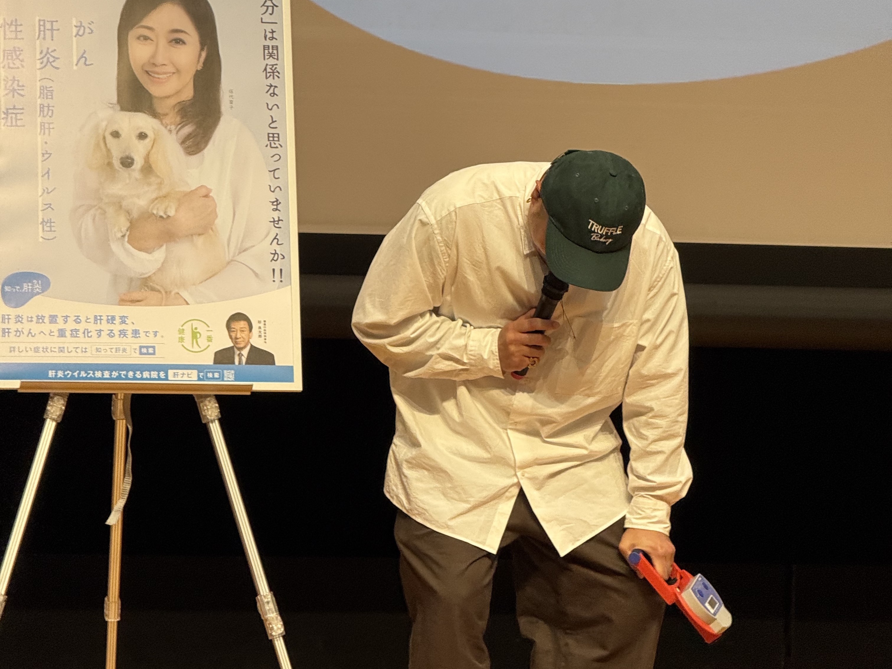 握力測定の様子