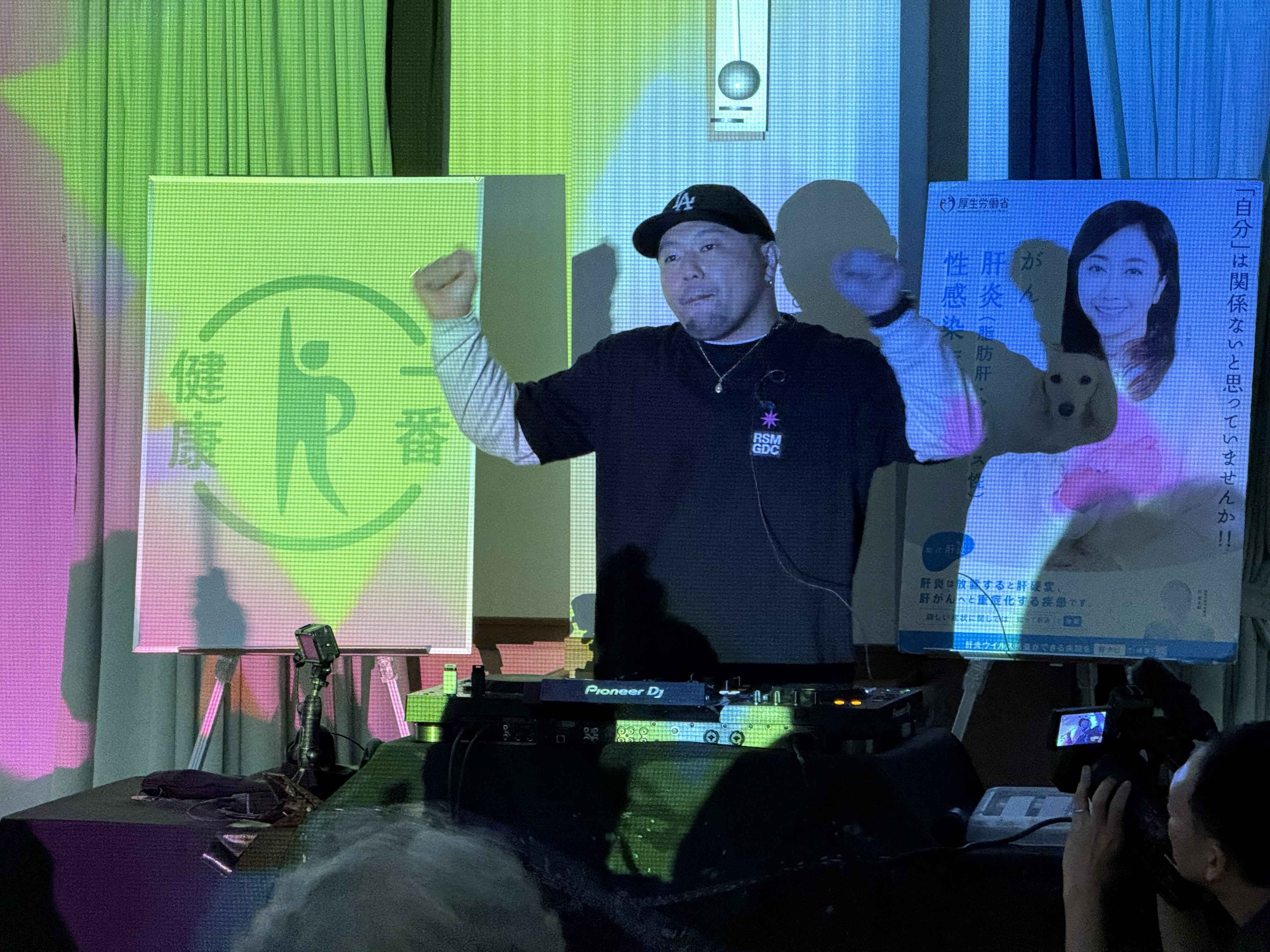 DJ GEN氏によるパフォーマンス