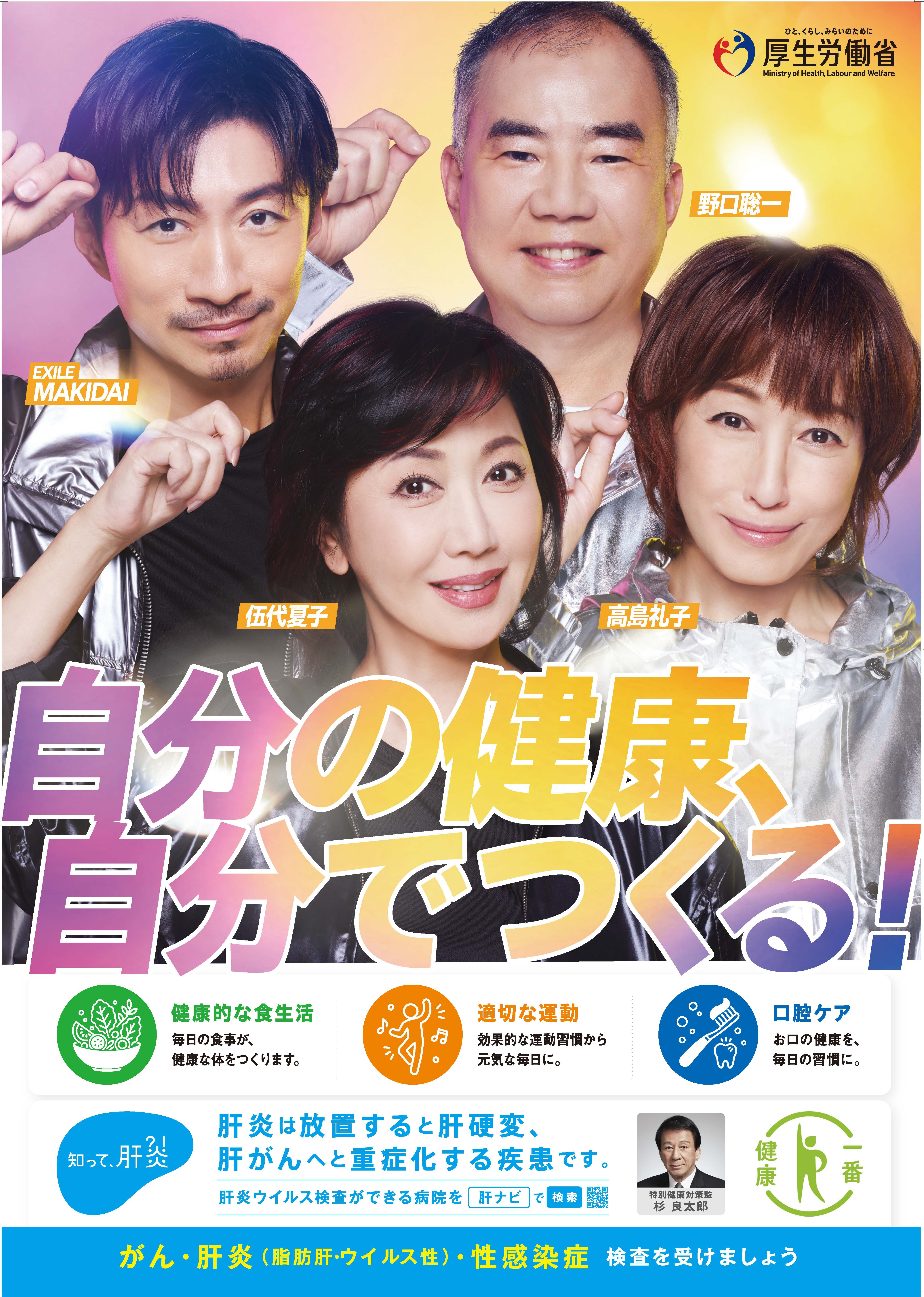 「自分の健康、自分でつくる！」プロジェクト新ポスター